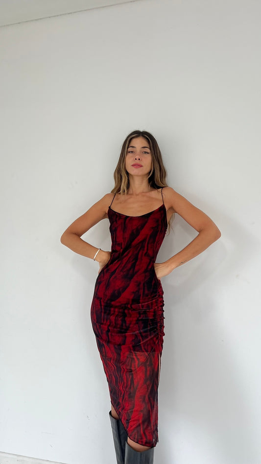 Vestido inspire red