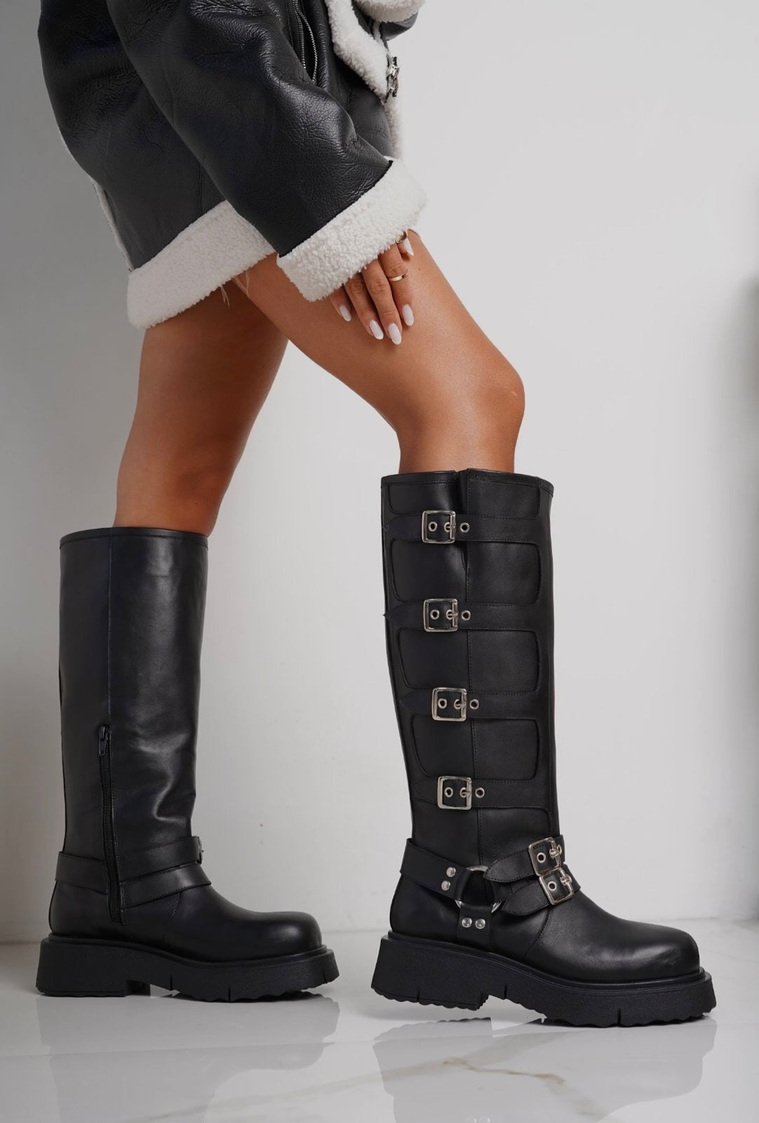 Biker boots Milan cuero