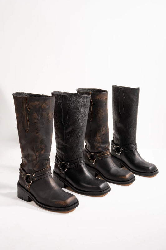 Persa boots cuero