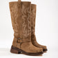 Biker boots Fogo cuero
