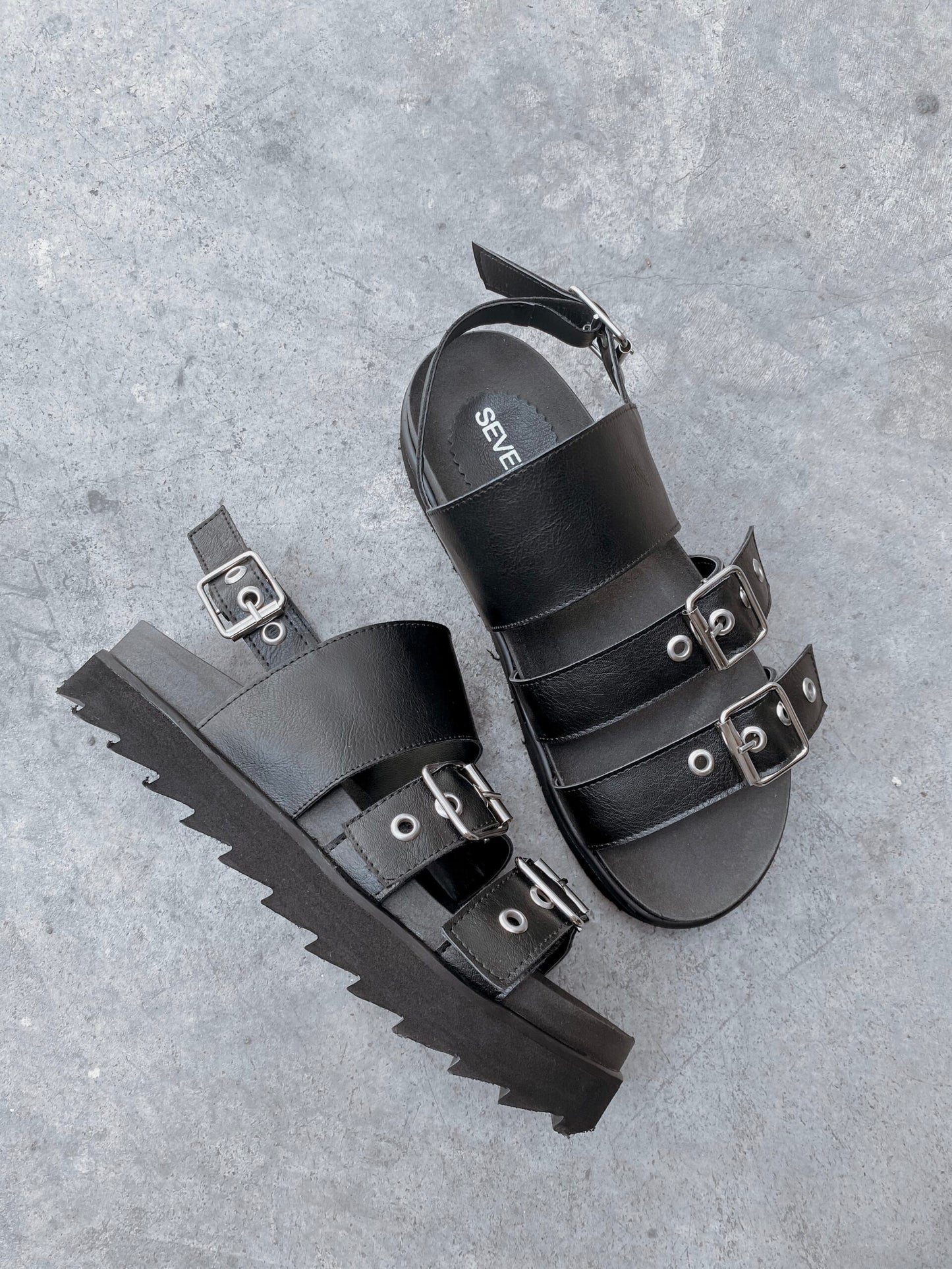 Sandals Lina Black vegano