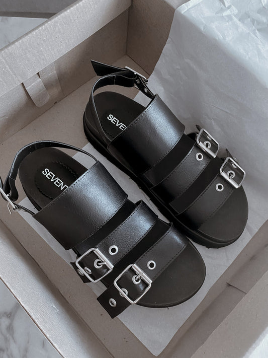 Sandals Lina Black vegano